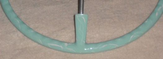 Pontiac 1957  Light Green Marble Detail