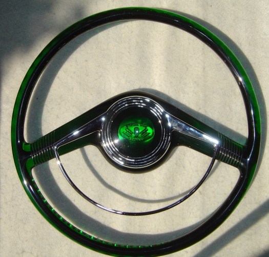 Lincoln 1948 in Transparent Green with Custom Button